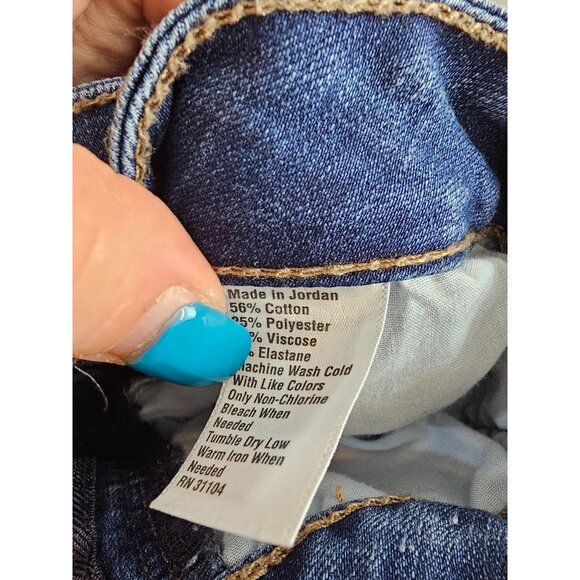 New Directions Size 20WR Skinny Curvy Women's Denim Blue‎ Jeans - Picture 4 of 11